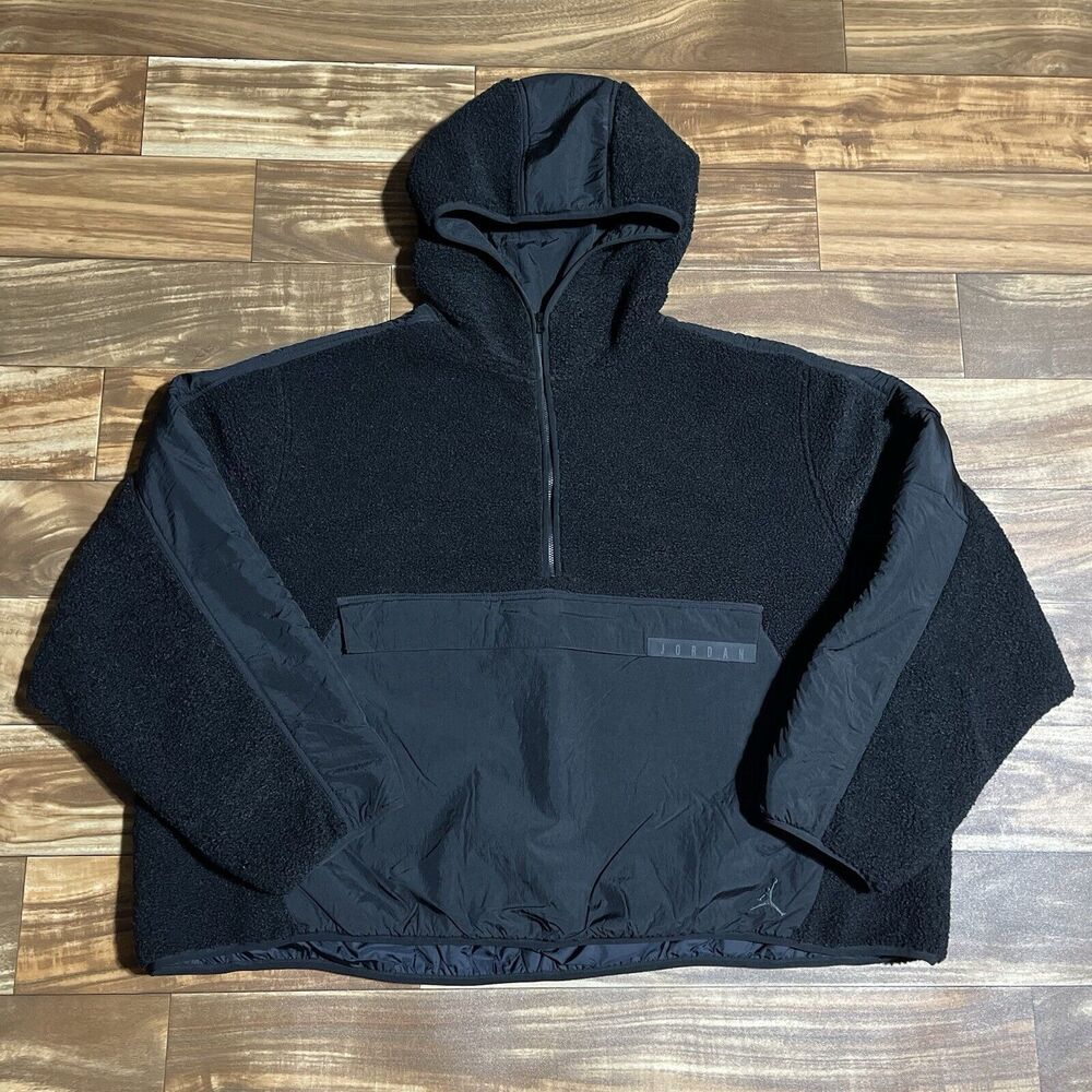 Nike Air Jordan Cozy Girl Fleece Black Jacket Women’s Size 3X DJ2725-010 $140